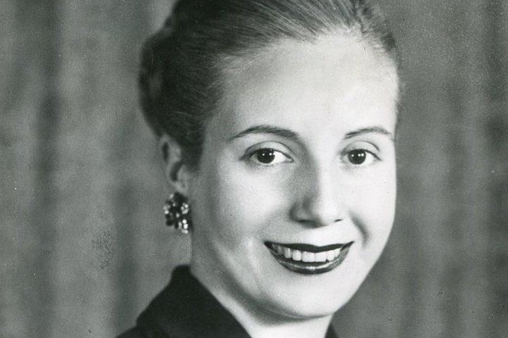 Eva Peron posing for the camera