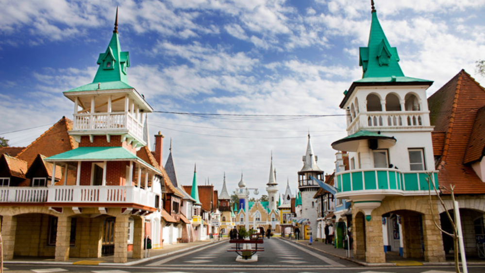 a close up of a street in front of a building