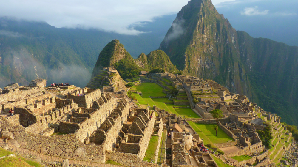 a view of Machu Picchu